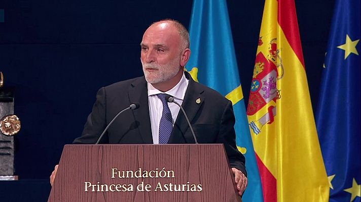 Premios Princesa de Asturias - José Andrés reivindica el "poder de la comida"