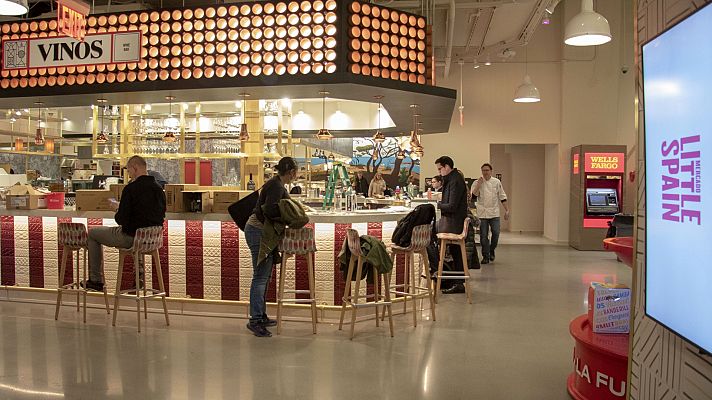 Telediario 2 - Little Spain, un templo de la gastronomía española realizado por José Andres en Nueva York