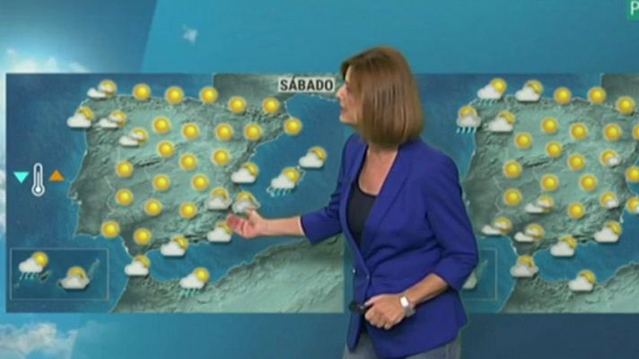 Temperaturas otoñales y lluvia fuerte en Baleares y sur de Valencia