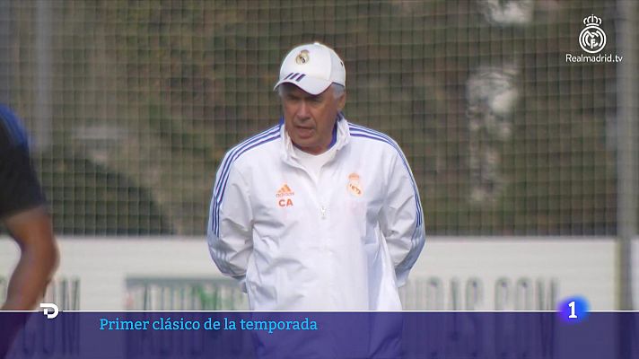 Telediario 1 - Ancelotti confirma a Benzema, Carvajal y Hazard para el Clásico
