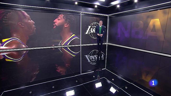 Telediario 1 - Pelea entre Howard y Davis en unos Lakers desquiciados