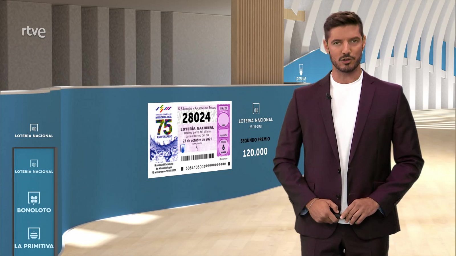 Sorteo de la Lotería Nacional del 23/10/2021 - ver ahora