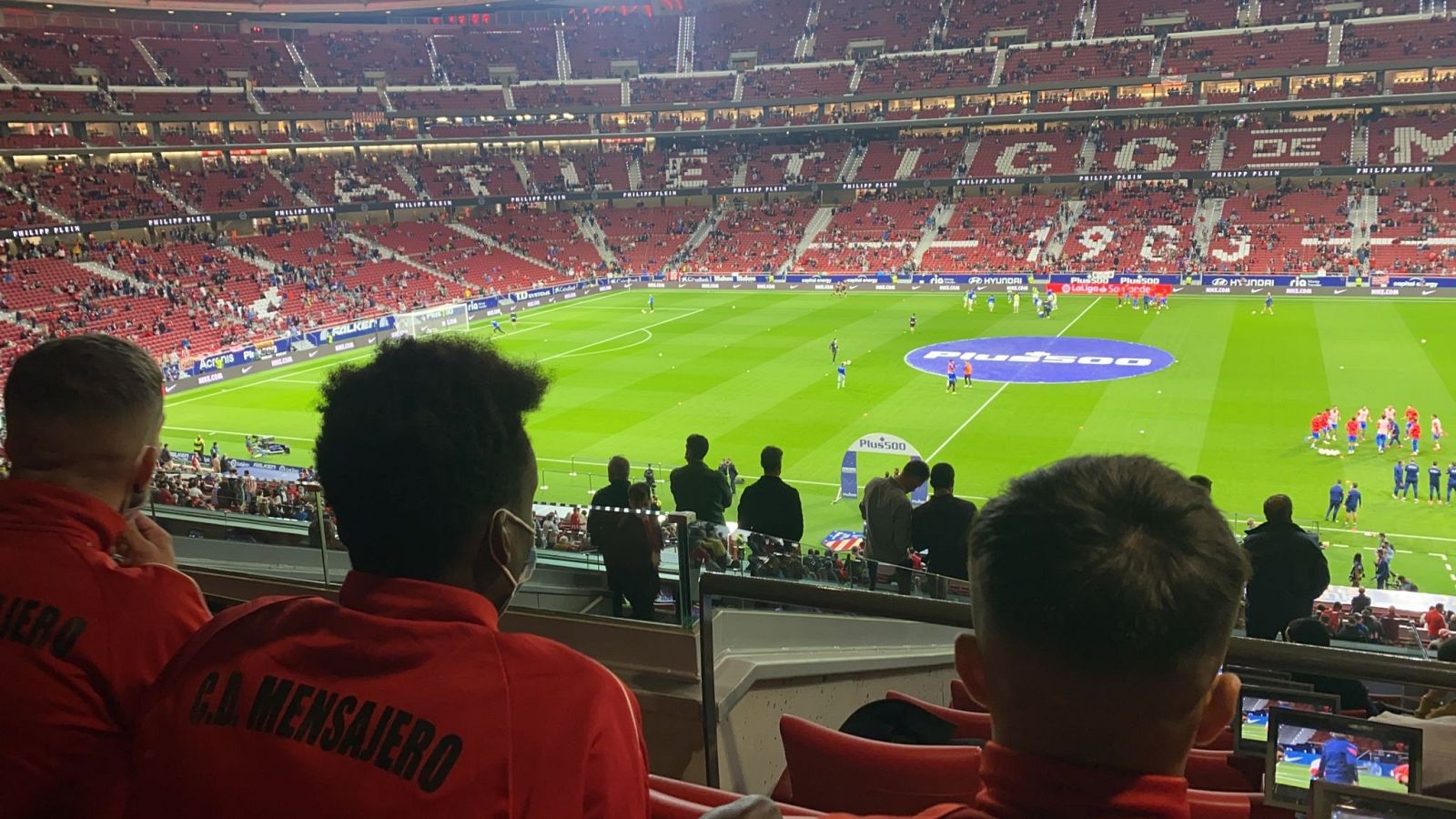 El Mensajero de La Palma disfrutó en el Metropolitano del Atlético-Real Sociedad