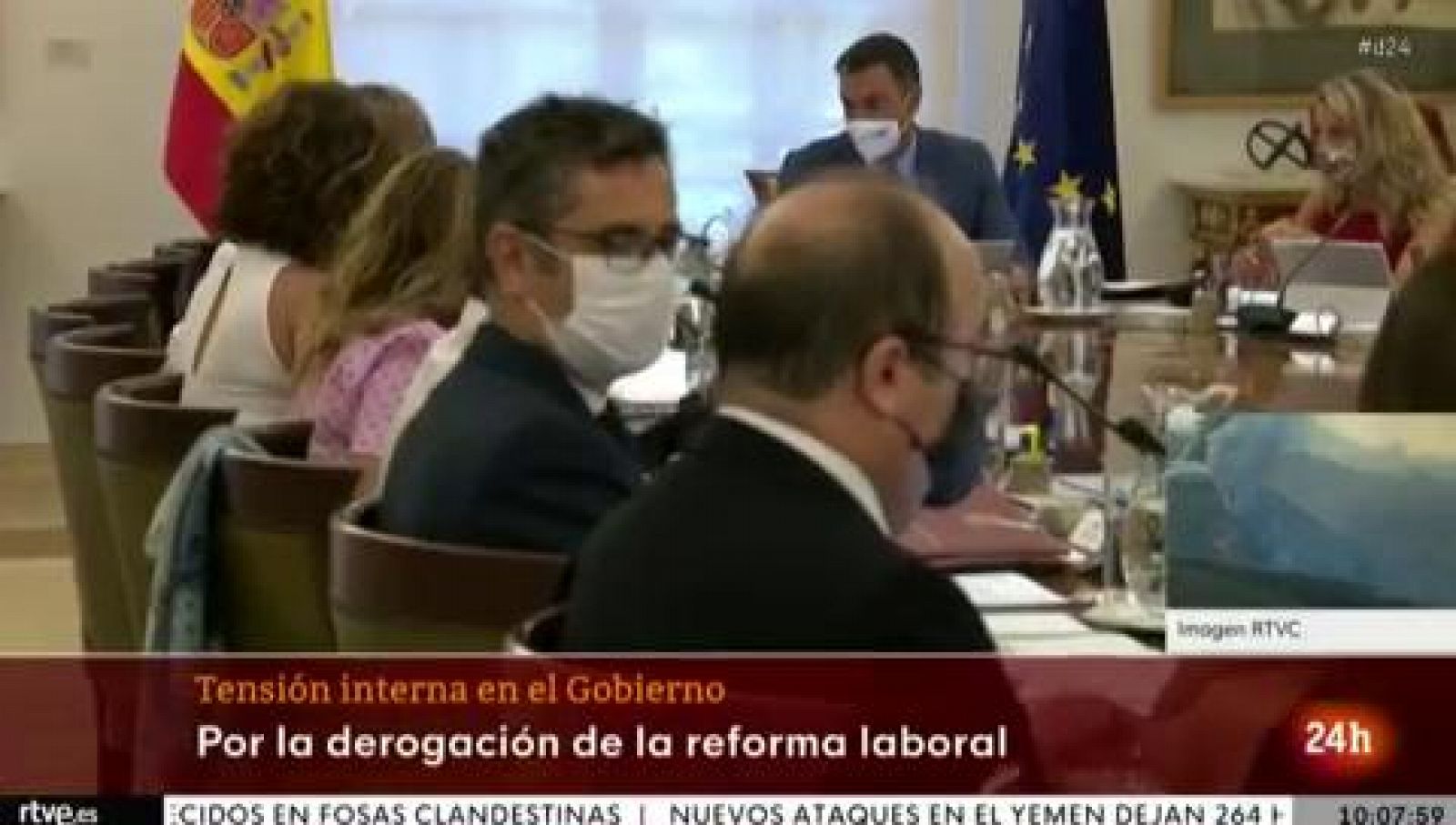 PSOE y Unidas Podemos se reúnen tras la crisis abierta en el Gobierno de coalición