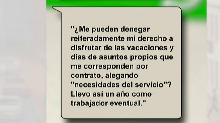 Aquí hay trabajo - Cuando te niegan las vacaciones y los asuntos propios