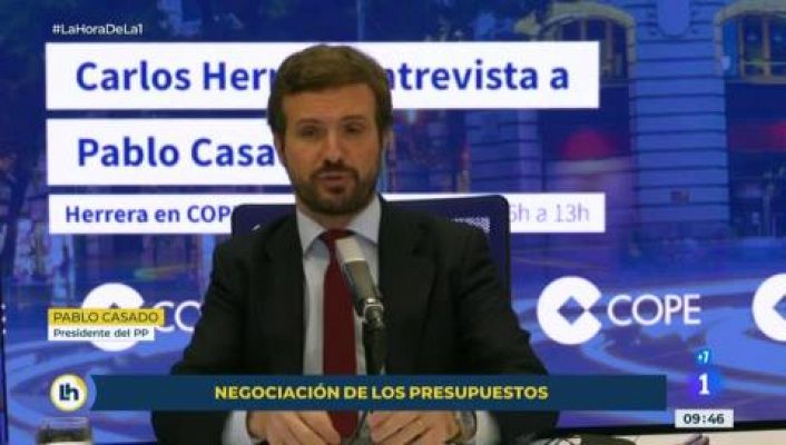 Casado anuncia enmienda a la totalidad a los Presupuestos