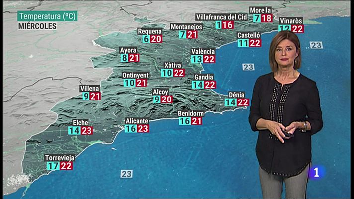 L'informatiu - Comunitat Valenciana - El tiempo en la Comunitat Valenciana - 26/10/21