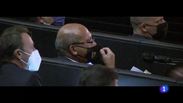 Telediario 2 - Castro sigue y Del Nido impugnará la junta del Sevilla