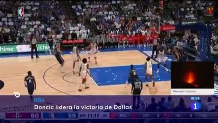 Doncic lidera la victoria de Dallas en la NBA