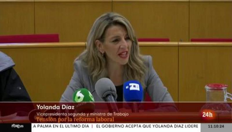 Díaz: "Me gustaría que el presidente del Gobierno lidere el compromiso" para derogar la reforma laboral - Ver ahora