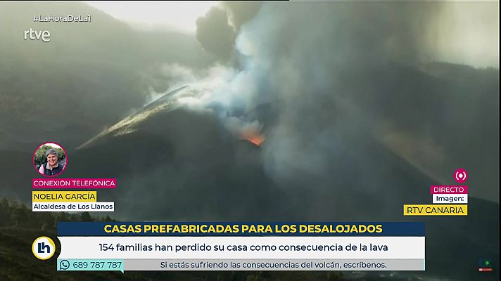 La hora de La 1 - Casas prefabricadas para los desalojados en La Palma, una solución provisional para los evacuados