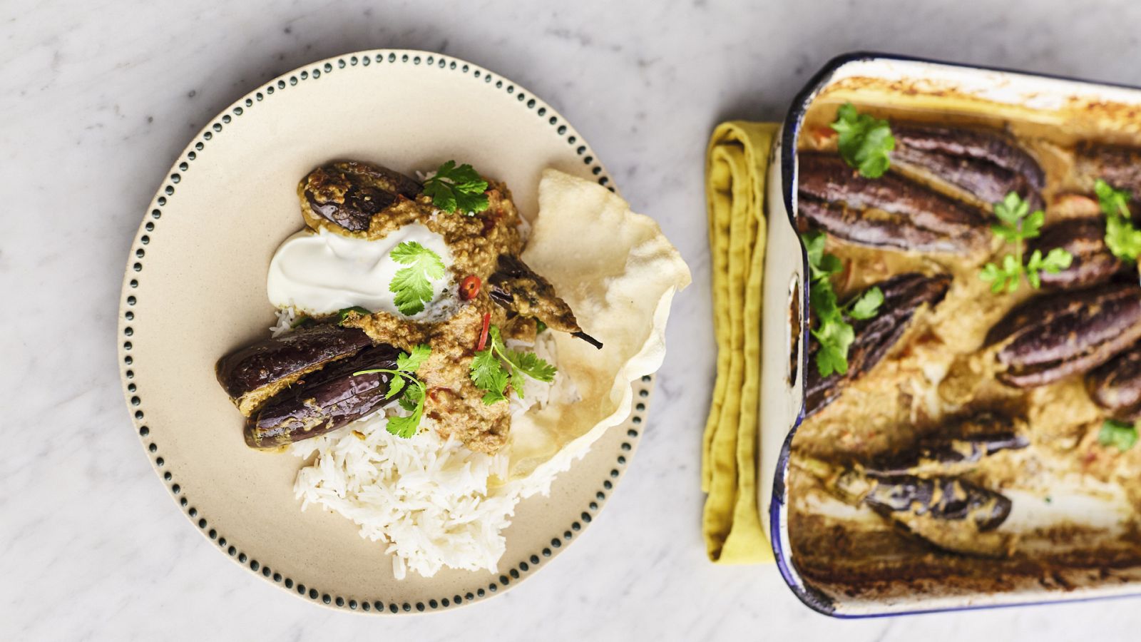 La cocina vegetariana de Jamie - Episodio 4: Lasaña desaliñada de berenjenas - ver ahora