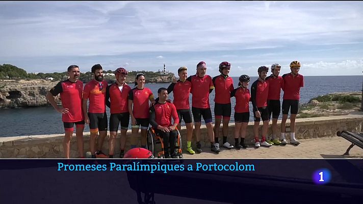 Informatiu Balear - Portocolom acull una concentració de "Promesas Paralímpicas"