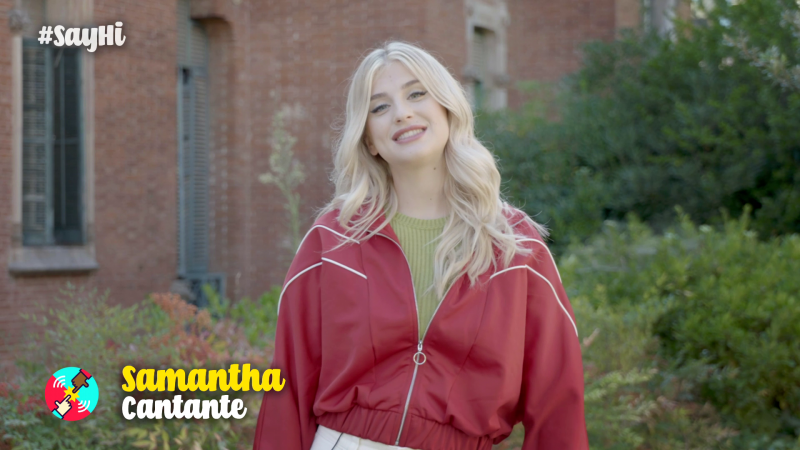 Samantha da voz a #SayHi, la campaña europea de la amistad 2021...¡juntos somos dinamita!