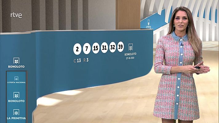 Loterías - Sorteo de la Bonoloto del 27/10/2021