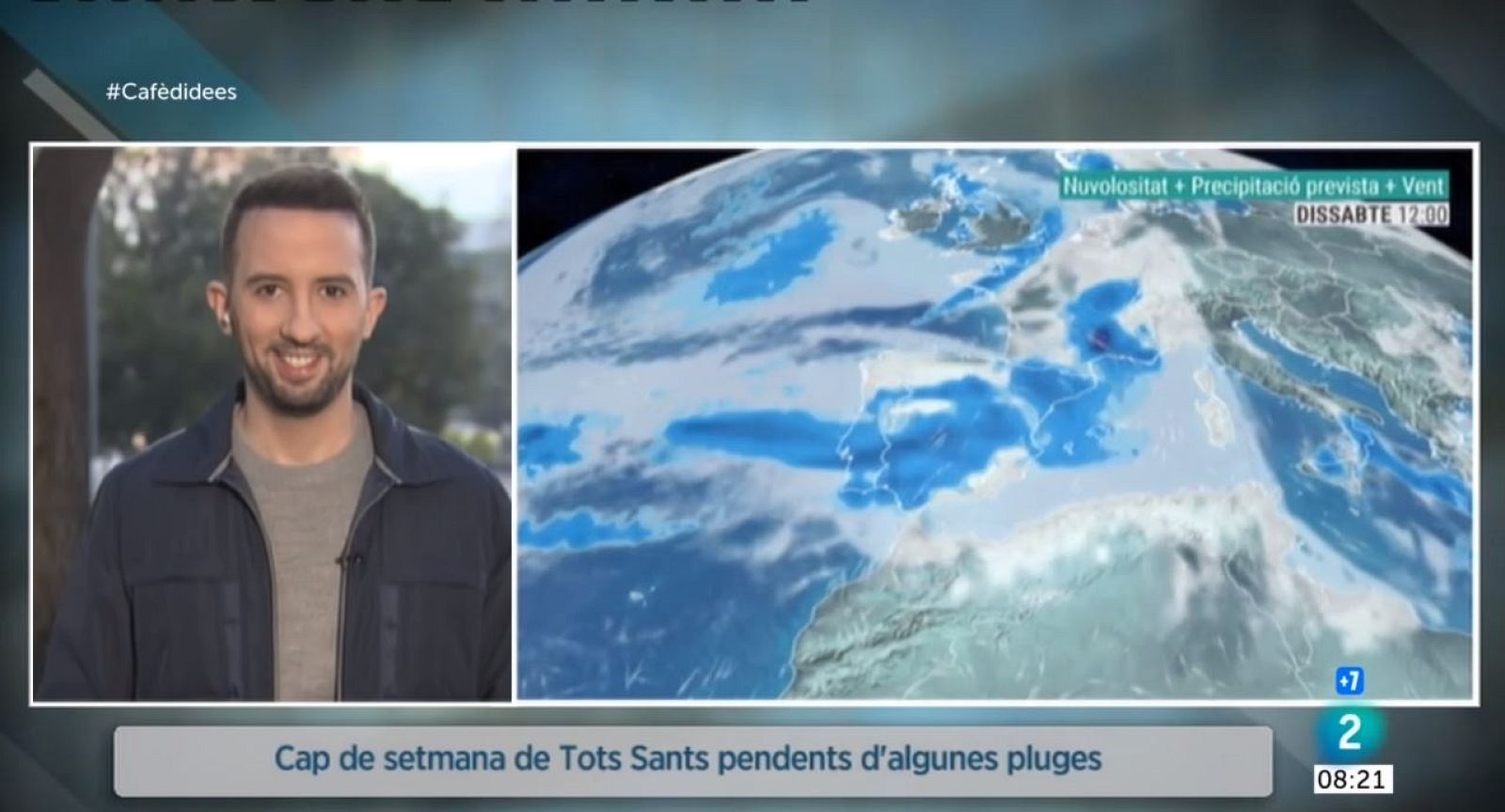 El Temps (28/10/2021) - S'esperen alguns ruixats als dos extrems de la costa i a la tarda en zones de muntanya de l'interior.