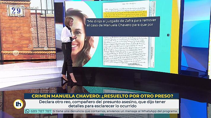 La hora de La 1 - Una carta desde la cárcel trae nuevas pistas al crimen de Manuela Chavero, ¿Resuelto por otro preso?