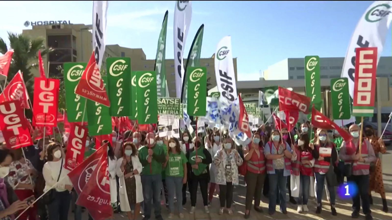 Noticias Andalucía: El sector sanitario protesta en Andalucía | RTVE Play