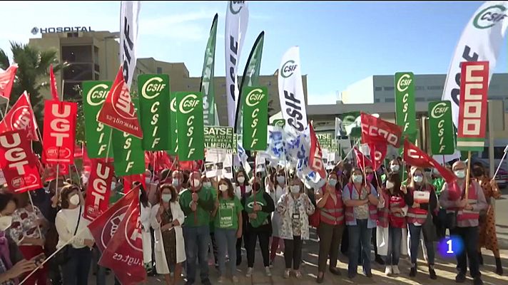 El sector sanitario protesta en Andalucía