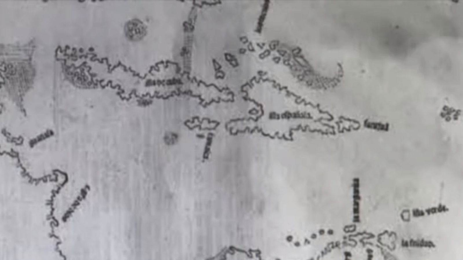 El primer mapa cartografiado del Caribe, en busca y captura