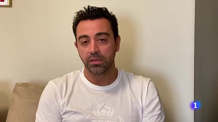 Telediario 1 - Sergi, entrenador interino de un Barça que espera a Xavi