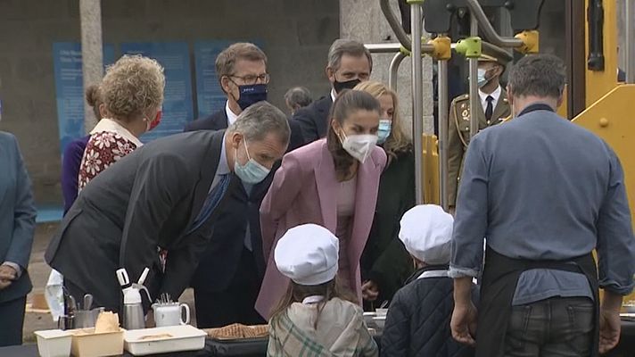 Telexornal - Galicia - Os Reis visitan Tui