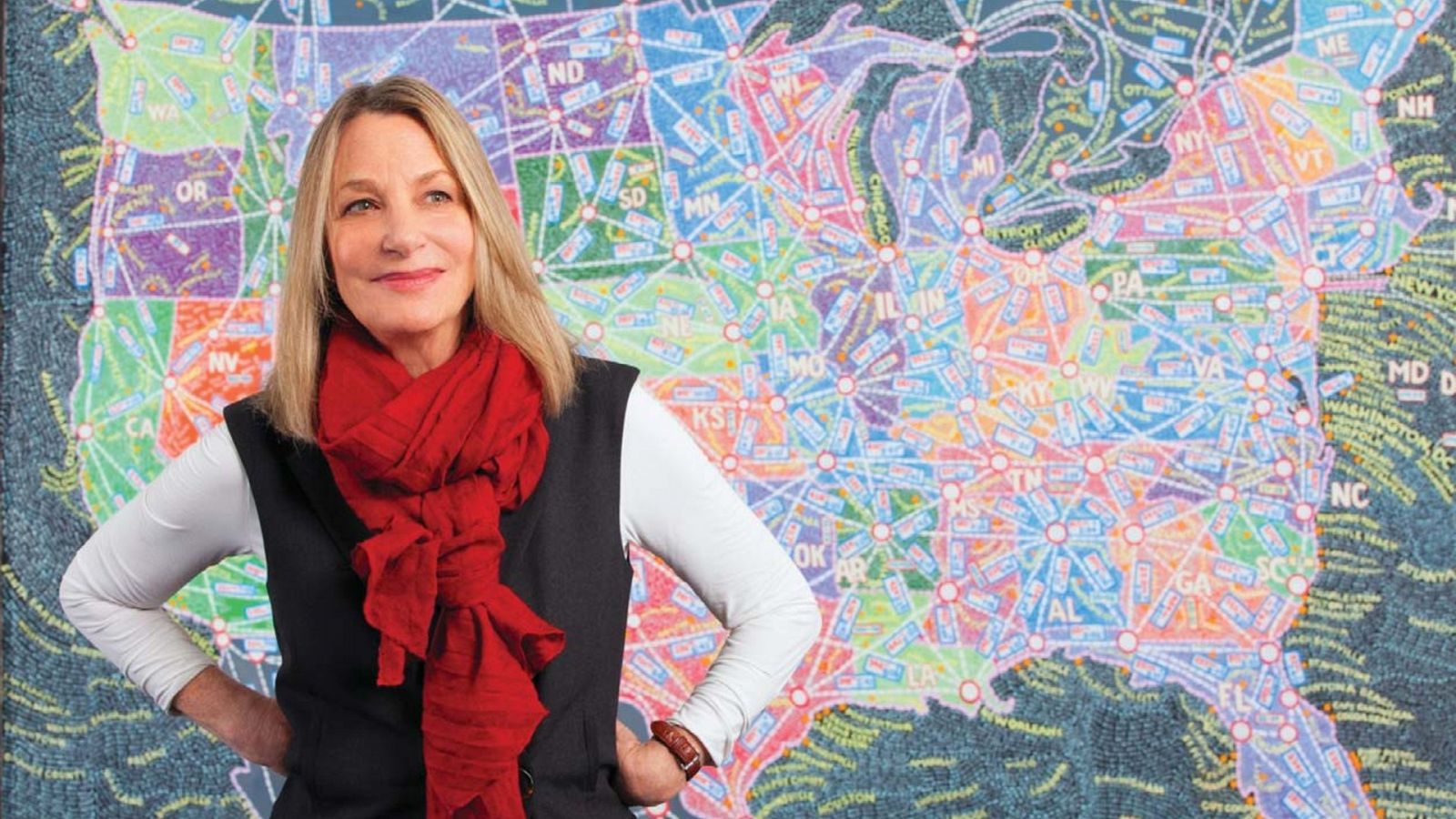 Paula Scher, la estrella del diseño gráfico