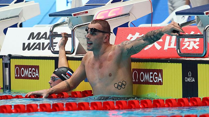 Natación - Chalmers bate el récord del mundo de los 100 libre en corta