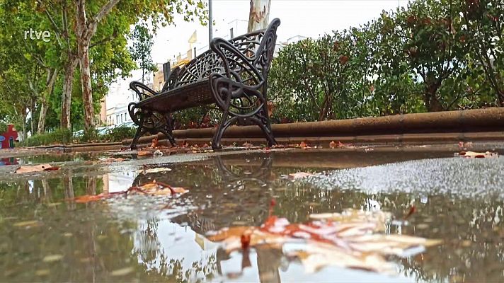 Precipitaciones localmente fuertes y/o persistentes en la meseta Sur y en zonas de Andalucía, de Castilla y León y de Pirineos