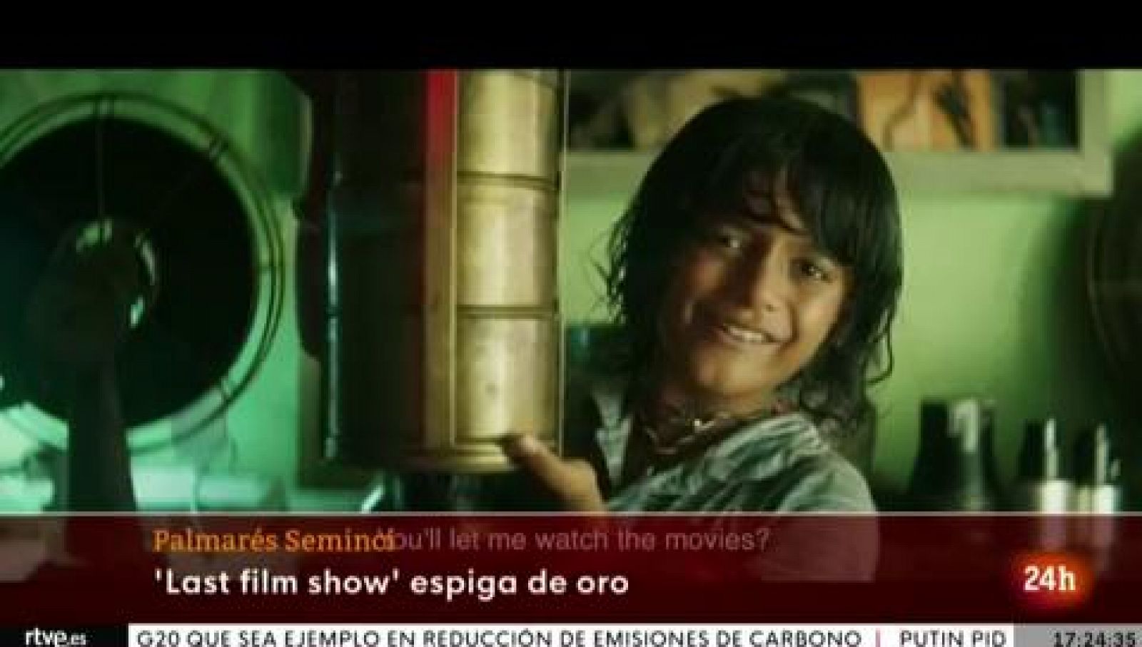 'Last Film Show' logra la Espiga de Oro en la Seminci - Informativo 24h | Ver