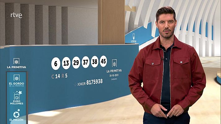 Loterías - Sorteo de la Bonoloto y Primitiva del 30/10/2021