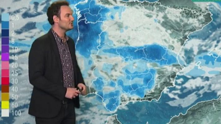 El tiempo - La semana finaliza con lluvias fuertes y persistentes en casi todo el país