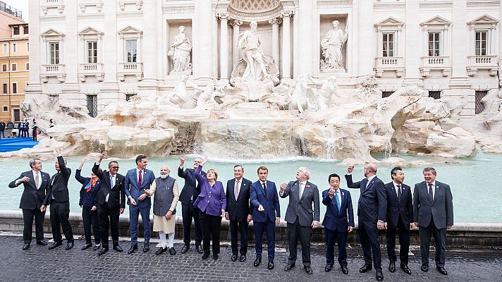 El G20 fija en Roma un techo del calentamiento global en 1,5 grados