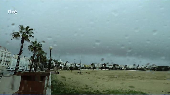 Precipitaciones localmente fuertes y/o persistentes en el sur de Galicia, norte de la meseta Sur, sur de Castilla y León y algunas áreas montañosas de Andalucía