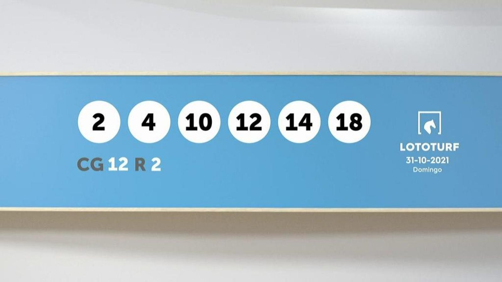 Sorteo de la Lotería Lototurf del 31/10/2021 - Ver ahora