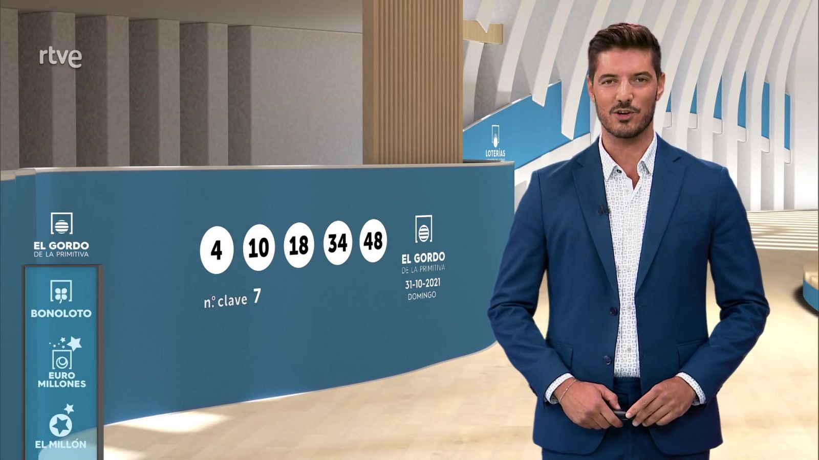 Sorteo de El Gordo de la Primitiva del 31/10/2021 - ver ahora