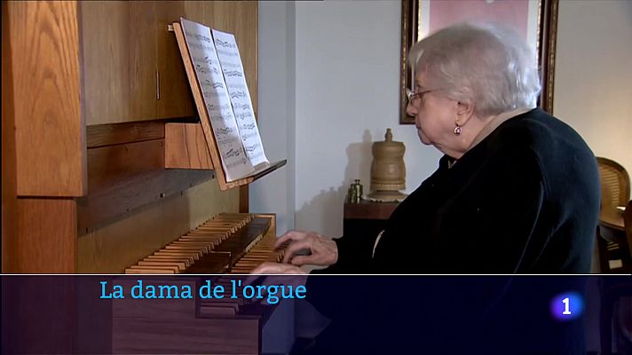 L'Informatiu - Amb 95 anys, l'organista Montserrat Torrent continua en actiu