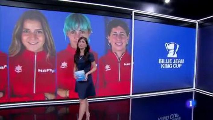 Telediario 1 - Carla Suárez afronta "con confianza" su última competición profesional