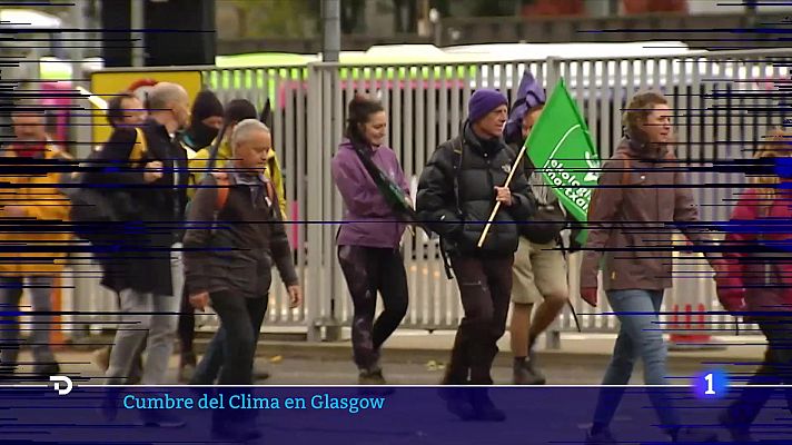 De Bilbao a Glasgow para exigir a los líderes mundiales "que cumplan sus promesas" contra el cambio climático