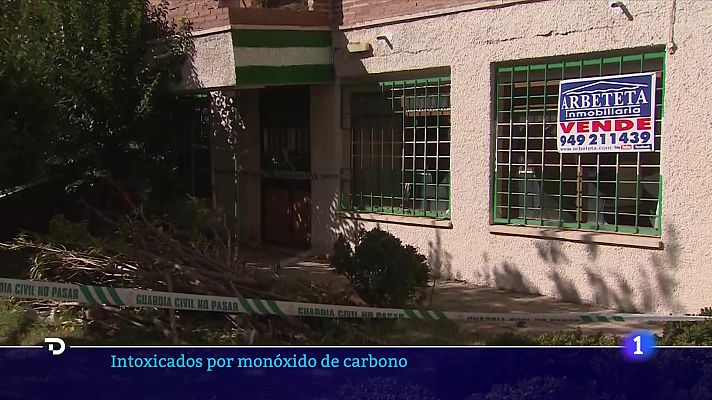 Telediario 2 - Una joven muerta y seis personas graves tras intoxicarse con monóxido de carbono