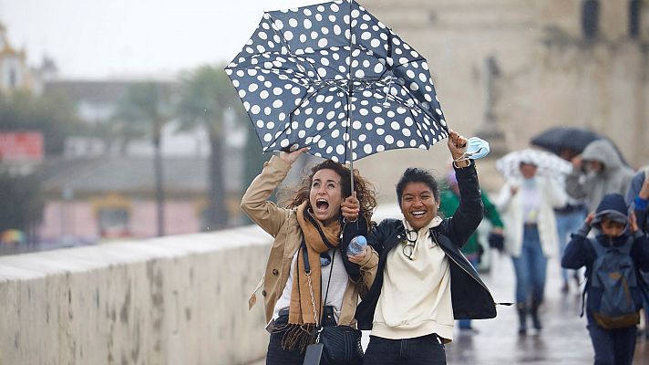 Lluvia en el norte peninsular y primeras nevadas copiosas en Pirineos