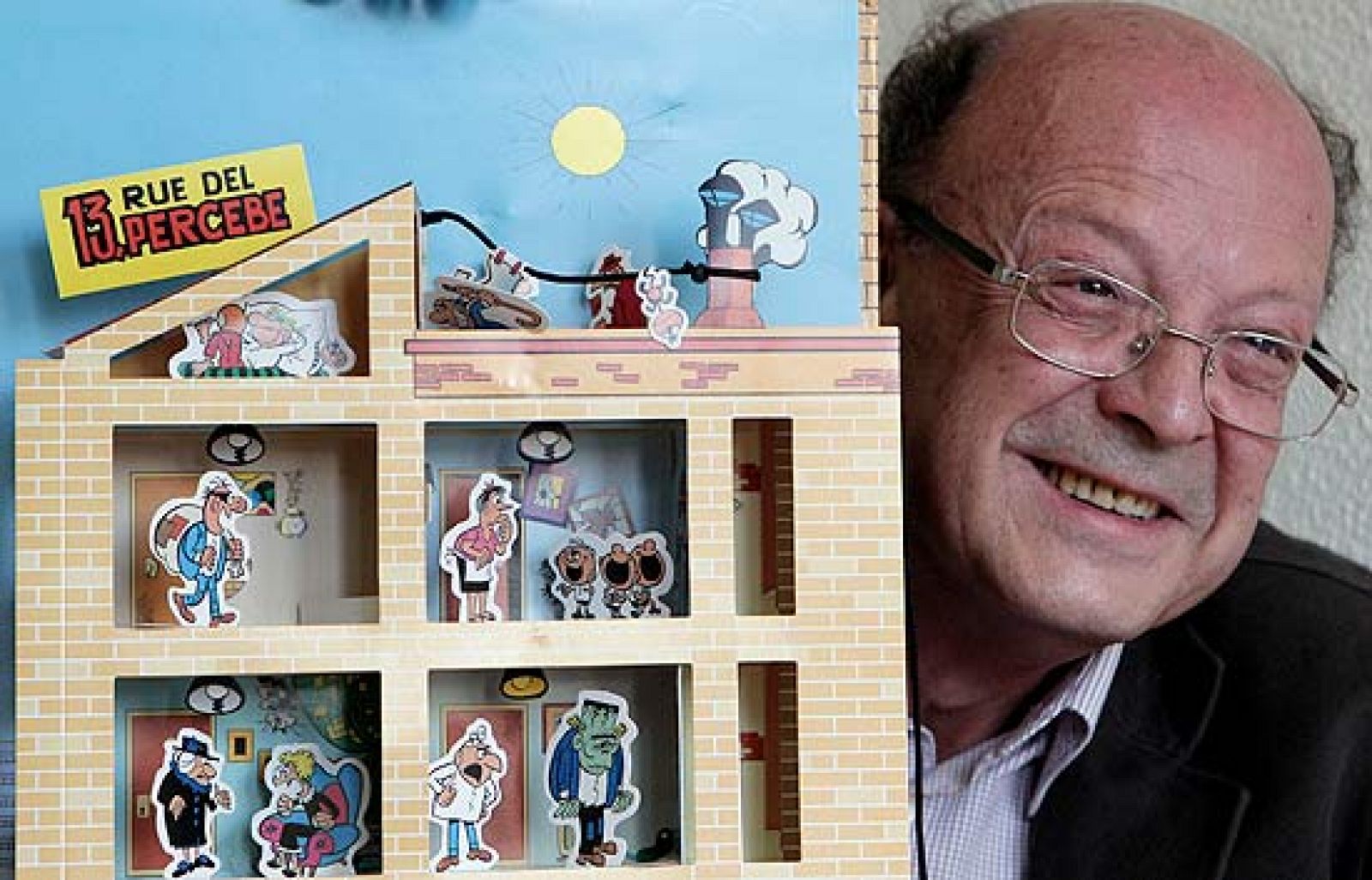 Ibáñez reconstruye "13 Rúe del Percebe" con un libro interactivo desplegable 