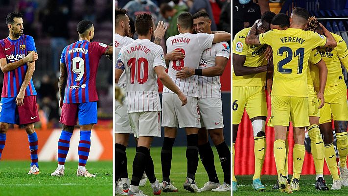 Barça, Sevilla y Villarreal, obligados a ganar en Champions