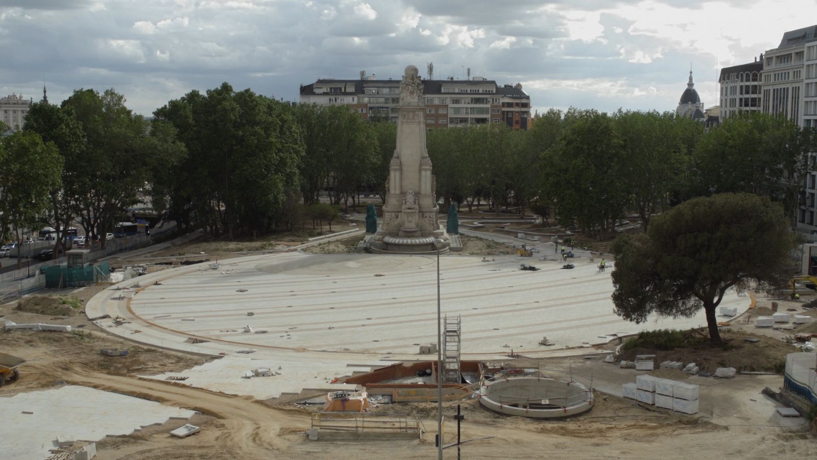 La remodelación de la Plaza de España en Madrid