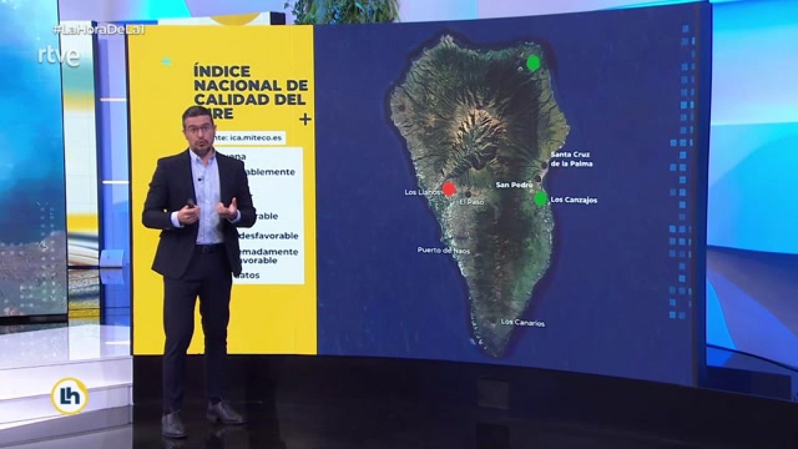 Alarma por la calidad del aire de La Palma