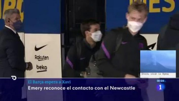 Telediario Matinal - Xavi Hernández y Unai Emery, nombres propios en los banquillos de Barça y Villarreal