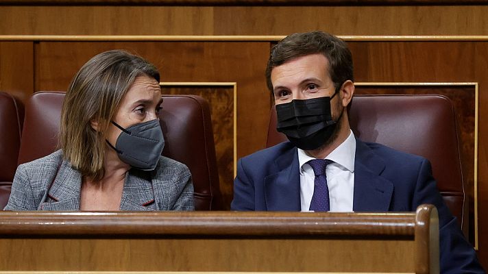 Telediario 1 - Los argumentos de PP, Vox y Cs contra los presupuestos