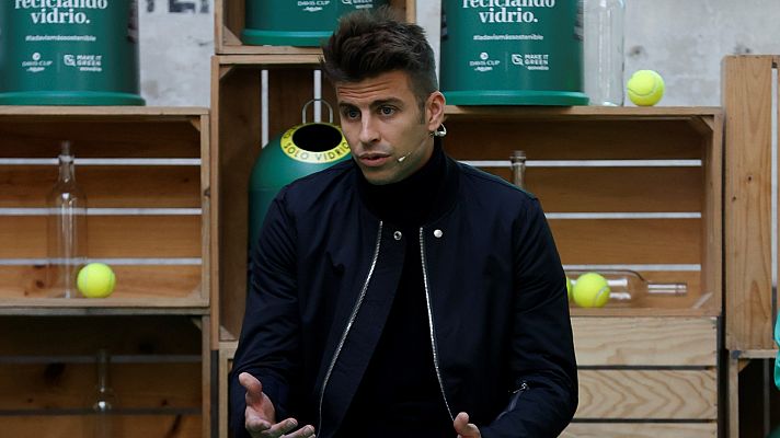 Piqué: "No tendría problema en organizar la Davis en el Bernabéu"