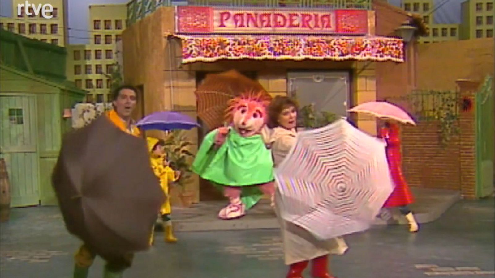 Barrio Sésamo - La lluvia y Espinete