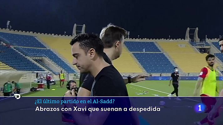 Telediario 2 - Xavi desea "volver a casa" y su club presiona al Barça